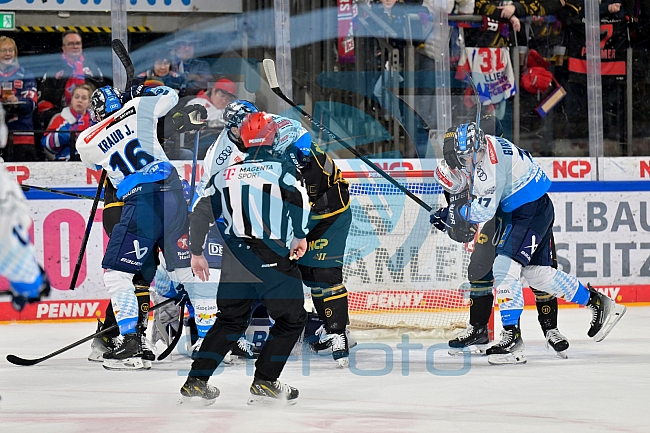 Eishockey, Herren, DEL, Saison 2024-2025, Playoffs Viertelfinale, Spiel 1, Nürnberg Ice Tigers - ERC Ingolstadt, 18.03.2025