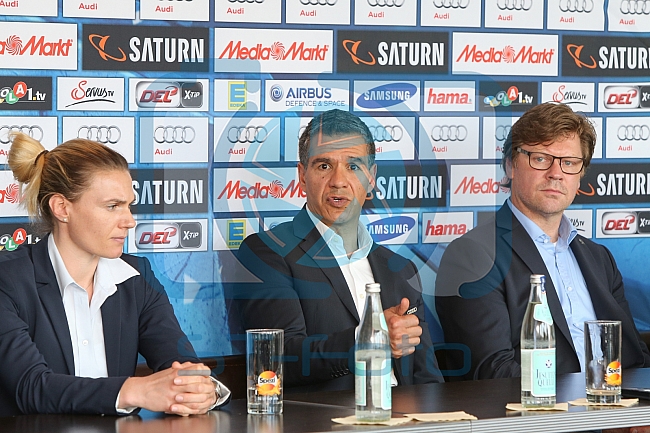 Pressekonferenz - ERC Ingolstadt stellt den neuen Trainerstab fuer die kommende Saison 2015 / 2016 vor