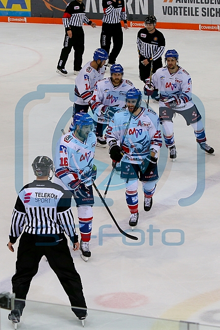 ERC Ingolstadt - Adler Mannheim, Eishockey, DEL, Deutsche Eishockey Liga, Playoffs, Viertelfinale, Spiel 1, 14.03.2018