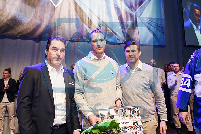 Abschlussfeier der Saison 2017 / 2018 in der Spielstaette des ERC Saturn Arena