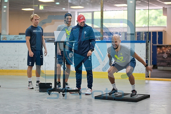 Eishockey, Herren, DEL, Saison 2023-2024, Vorbereitung, ERC Ingolstadt - Leistungstest, 05.08.2023