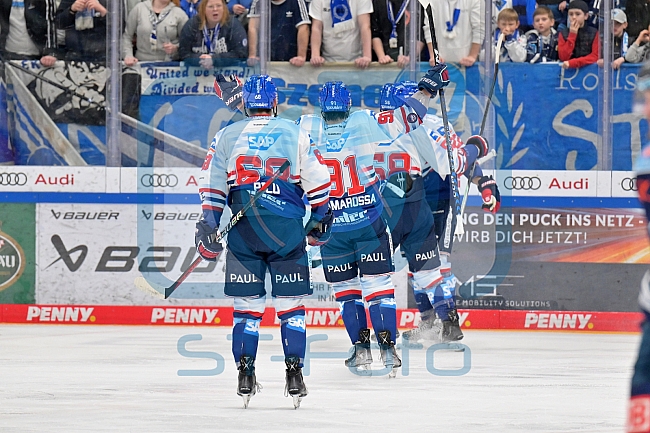 Eishockey, Herren, DEL, Saison 2022-2023, Playoff-Halbfinale - Spiel 3, ERC Ingolstadt - Adler Mannheim, 04.04.2023