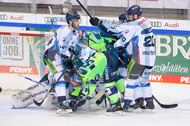 Eishockey, Herren, DEL, Saison 2020-2021, ERC Ingolstadt - Straubing Tigers, 10.02.2021