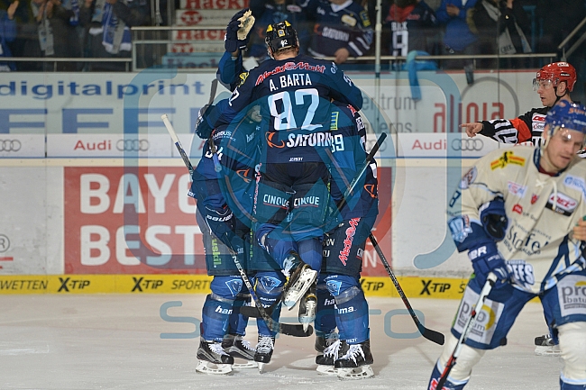 ERC Ingolstadt vs Straubing Tigers, Eishockey, DEL, Deutsche Eishockey Liga, 09.03.2016