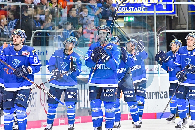 ERC Ingolstadt - Adler Mannheim, Eishockey, DEL, Deutsche Eishockey Liga, Playoffs, Viertelfinale, Spiel 5, 23.03.2018