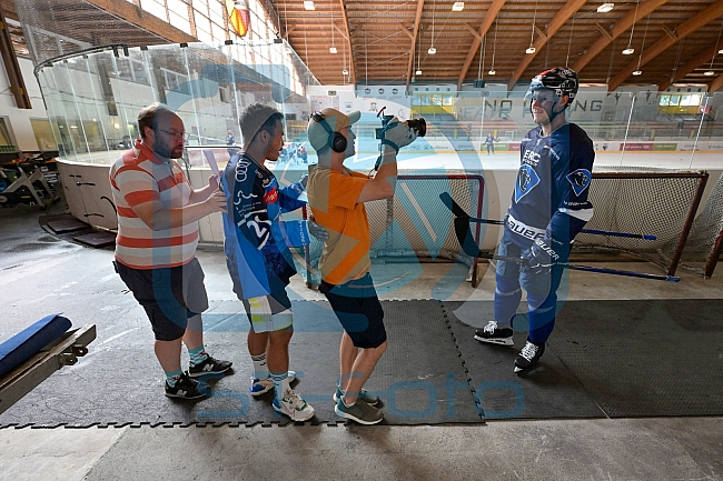 Eishockey, Herren, DEL, Saison 2023-2024, Vinschgau Cup, ERC Ingolstadt - Making-of MediaMarkt & Saturn Videos, 24.08.2023