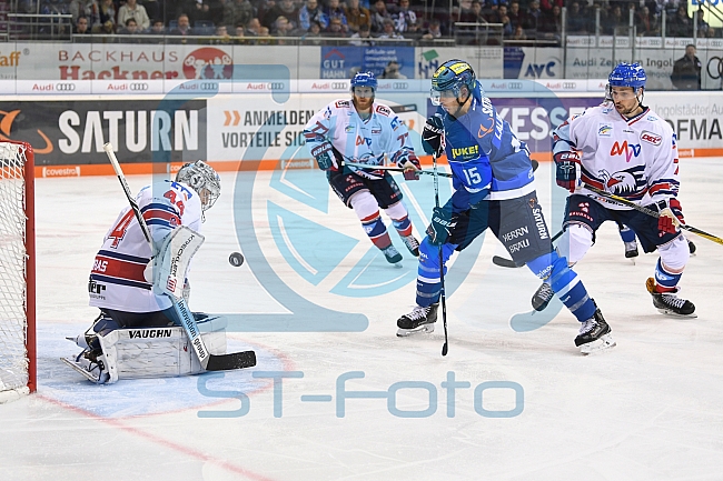 ERC Ingolstadt vs Adler Mannheim, Eishockey, DEL, Deutsche Eishockey Liga, Playoffs, Spiel 1, 14.03.2018