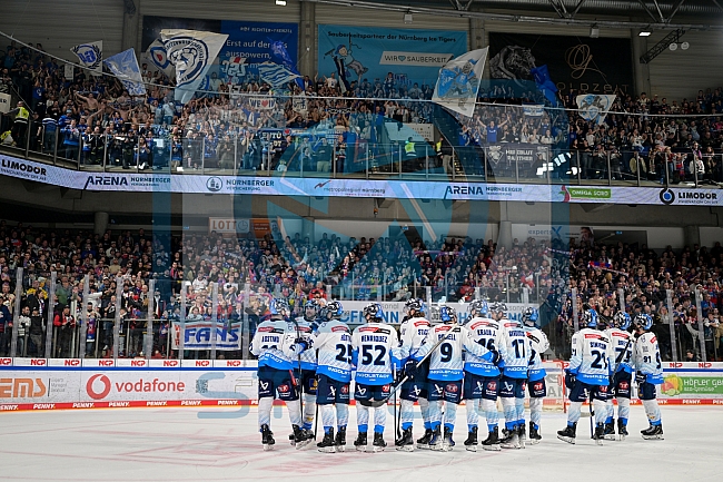Eishockey, Herren, DEL, Saison 2024-2025, Playoffs Viertelfinale, Spiel 6, Nürnberg Ice Tigers - ERC Ingolstadt, 28.03.2025