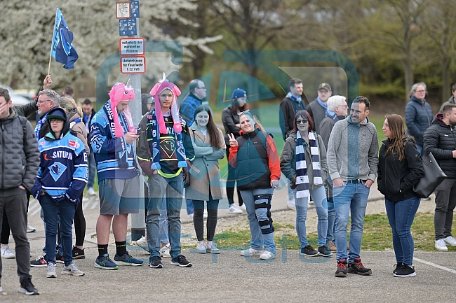 Eishockey, Herren, DEL, Saison 2022-2023, Playoff-Finale - Spiel 1, ERC Ingolstadt - Abfahrt vor Finalspiel 1, 14.04.2023
