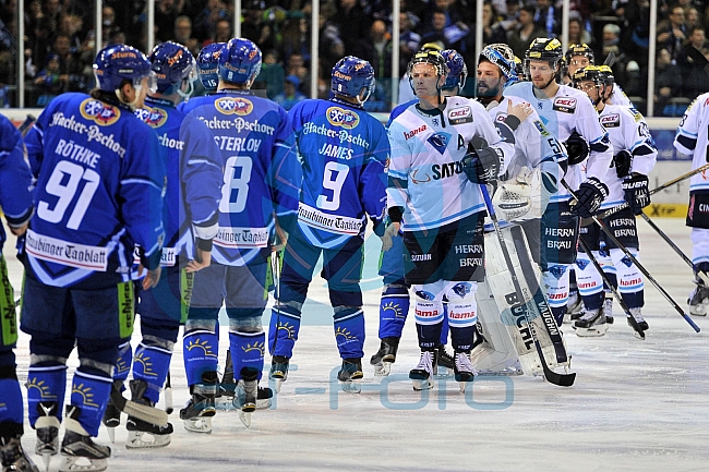 Straubing Tigers vs. ERC Ingolstadt, Eishockey, DEL, Deutsche Eishockey Liga, 12.03.2015