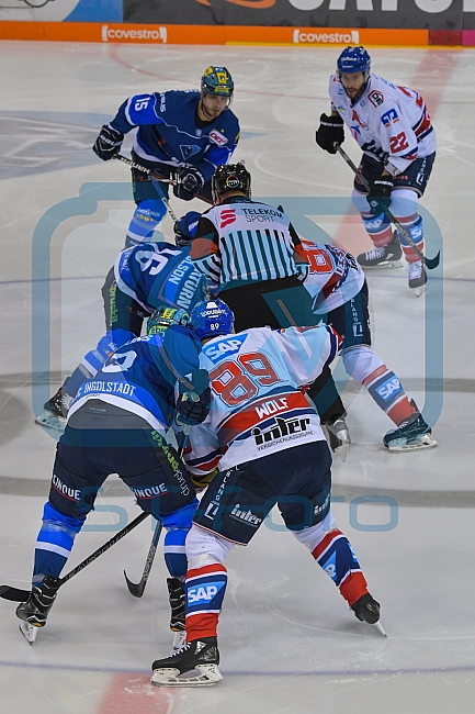 ERC Ingolstadt - Adler Mannheim, Eishockey, DEL, Deutsche Eishockey Liga, Playoffs, Viertelfinale, Spiel 5, 23.03.2018