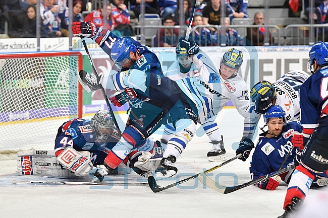 Adler Mannheim vs ERC Ingolstadt, Eishockey, DEL, Deutsche Eishockey Liga, Spieltag 39, 24.01.2018