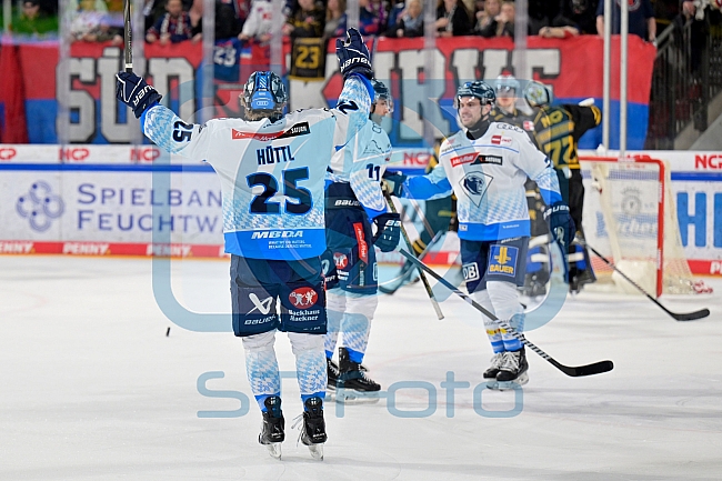 Eishockey, Herren, DEL, Saison 2024-2025, Playoffs Viertelfinale, Spiel 1, Nürnberg Ice Tigers - ERC Ingolstadt, 18.03.2025