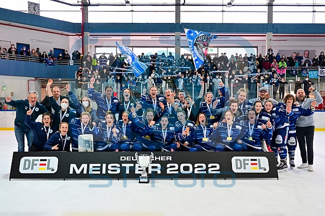 Eishockey, Frauen, DFEL, Playoffs Finale Spiel 4, Saison 2021-2022, ERC Ingolstadt - ECDC Memmingen Indians, 20.03.2022