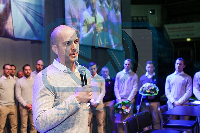 Abschlussfeier der Saison 2017 / 2018 in der Spielstaette des ERC Saturn Arena