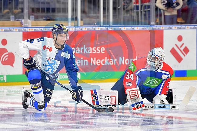 Adler Mannheim vs ERC Ingolstadt, Eishockey, DEL, Deutsche Eishockey Liga, Spieltag 28, 16.12.2018