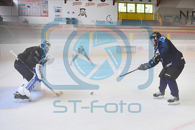 Fantraining mit Co-Trainer Tim Regan (ERC Ingolstadt), Vinschgau Cup, 24.08.2019