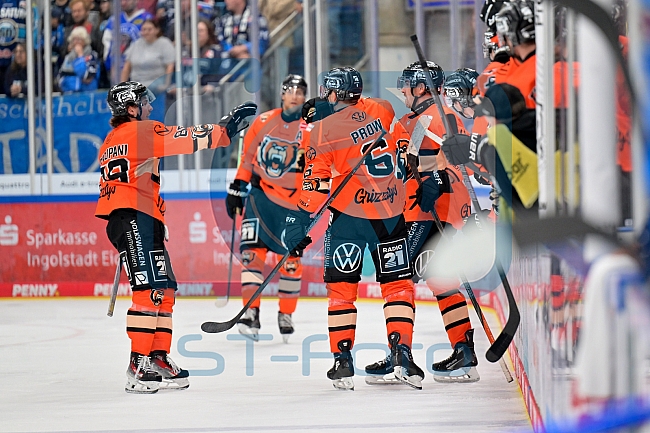 Eishockey, Herren, DEL, Saison 2025-2026, Playoffs Halbfinale, Spiel 3, ERC Ingolstadt - Grizzlys Wolfsburg, 19.09.2025