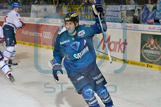 ERC Ingolstadt vs Adler Mannheim, Eishockey, DEL, Deutsche Eishockey Liga, 24.02.2016