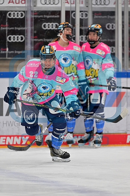 Eishockey, Frauen, DFEL, Saison 2023-2024, ERC Ingolstadt - Amsterdam Tigers, 06.01.2024