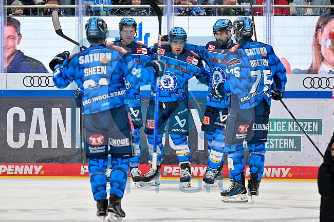 Eishockey, Herren, DEL, Saison 2025-2026, Spiel 7, ERC Ingolstadt - Straubing Tigers, 03.10.2025
