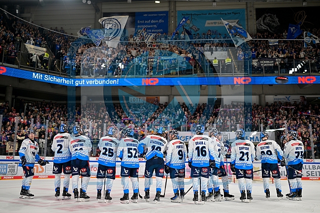 Eishockey, Herren, DEL, Saison 2024-2025, Playoffs Viertelfinale, Spiel 6, Nürnberg Ice Tigers - ERC Ingolstadt, 28.03.2025