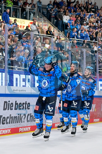 Eishockey, Herren, DEL, Saison 2025-2026, Playoffs Halbfinale, Spiel 3, ERC Ingolstadt - Grizzlys Wolfsburg, 19.09.2025