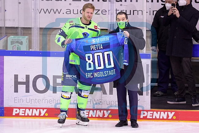 Eishockey, Herren, DEL, Saison 2020-2021, ERC Ingolstadt - Straubing Tigers, 13.02.2021