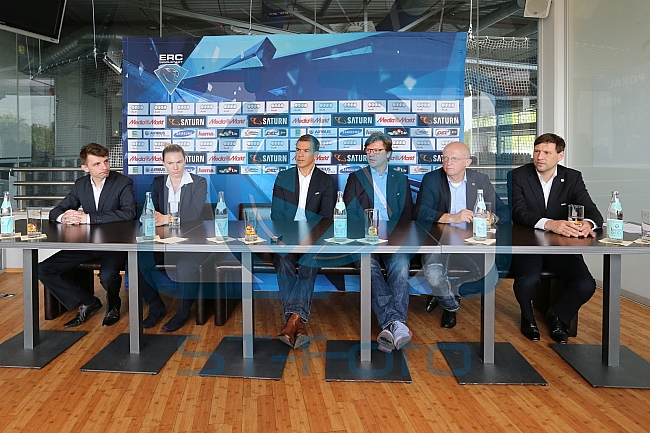 Pressekonferenz - ERC Ingolstadt stellt den neuen Trainerstab fuer die kommende Saison 2015 / 2016 vor
