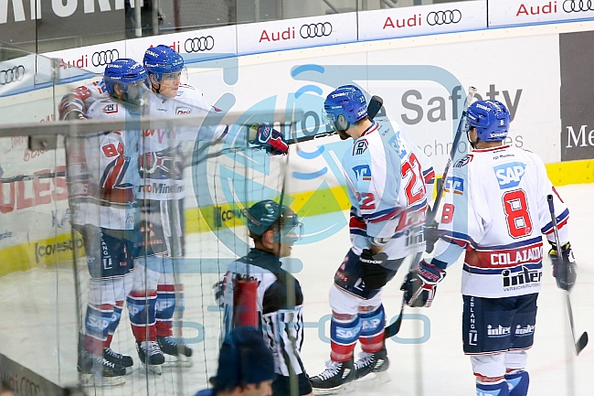 ERC Ingolstadt - Adler Mannheim, Eishockey, DEL, Deutsche Eishockey Liga, Playoffs, Viertelfinale, Spiel 1, 14.03.2018