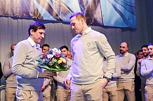 Abschlussfeier der Saison 2017 / 2018 in der Spielstaette des ERC Saturn Arena