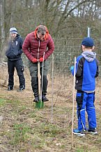 Eishockey, Herren, DEL, Saison 2023-2024, ERC Ingolstadt - Baumpflanzaktion, 02.03.2024