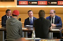 Eishockey, Herren, DEL, Saison 2021-2022, ERC Ingolstadt - Vorstellung Sportdirektor Tim Regan, 22.04.2022