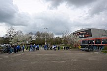 Eishockey, Herren, DEL, Saison 2022-2023, Playoff-Finale - Spiel 1, ERC Ingolstadt - Abfahrt vor Finalspiel 1, 14.04.2023