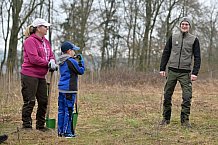 Eishockey, Herren, DEL, Saison 2023-2024, ERC Ingolstadt - Baumpflanzaktion, 02.03.2024