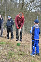 Eishockey, Herren, DEL, Saison 2023-2024, ERC Ingolstadt - Baumpflanzaktion, 02.03.2024