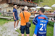 Eishockey, Herren, DEL, Saison 2023-2024, Vinschgau Cup, ERC Ingolstadt - Making-of MediaMarkt & Saturn Videos, 24.08.2023