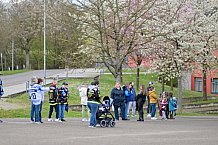 Eishockey, Herren, DEL, Saison 2022-2023, Playoff-Finale - Spiel 1, ERC Ingolstadt - Abfahrt vor Finalspiel 1, 14.04.2023