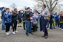 Eishockey, Herren, DEL, Saison 2022-2023, Playoff-Finale - Spiel 1, ERC Ingolstadt - Abfahrt vor Finalspiel 1, 14.04.2023