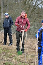 Eishockey, Herren, DEL, Saison 2023-2024, ERC Ingolstadt - Baumpflanzaktion, 02.03.2024