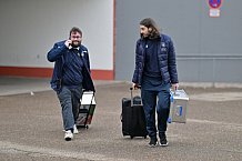 Eishockey, Herren, DEL, Saison 2022-2023, Playoff-Finale - Spiel 1, ERC Ingolstadt - Abfahrt vor Finalspiel 1, 14.04.2023