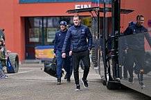 Eishockey, Herren, DEL, Saison 2022-2023, Playoff-Finale - Spiel 1, ERC Ingolstadt - Abfahrt vor Finalspiel 1, 14.04.2023
