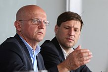 Pressekonferenz - ERC Ingolstadt stellt den neuen Trainerstab fuer die kommende Saison 2015 / 2016 vor