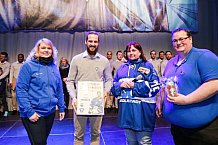 Abschlussfeier der Saison 2017 / 2018 in der Spielstaette des ERC Saturn Arena