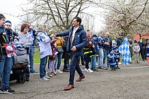 Eishockey, Herren, DEL, Saison 2022-2023, Playoff-Finale - Spiel 1, ERC Ingolstadt - Abfahrt vor Finalspiel 1, 14.04.2023