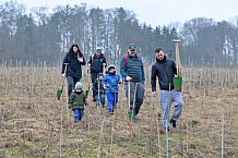 Eishockey, Herren, DEL, Saison 2023-2024, ERC Ingolstadt - Baumpflanzaktion, 02.03.2024