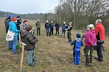 Eishockey, Herren, DEL, Saison 2023-2024, ERC Ingolstadt - Baumpflanzaktion, 02.03.2024