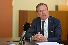 Eishockey, Herren, DEL, Saison 2021-2022, ERC Ingolstadt - Vorstellung Sportdirektor Tim Regan, 22.04.2022