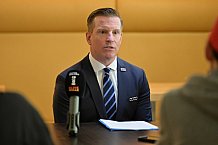 Eishockey, Herren, DEL, Saison 2021-2022, ERC Ingolstadt - Vorstellung Sportdirektor Tim Regan, 22.04.2022