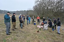 Eishockey, Herren, DEL, Saison 2023-2024, ERC Ingolstadt - Baumpflanzaktion, 02.03.2024